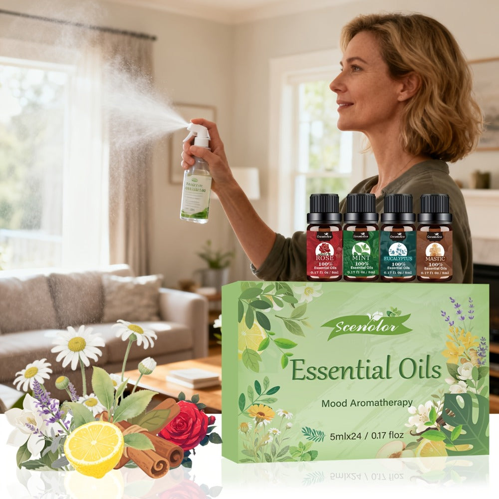 Fragrance Essential Oil Gift Set – Premium Hotel Scent Diffuser Oils for Candle Making, Aromatherapy & Home Fragrance | 12 or 24 Piece Set - product image 7