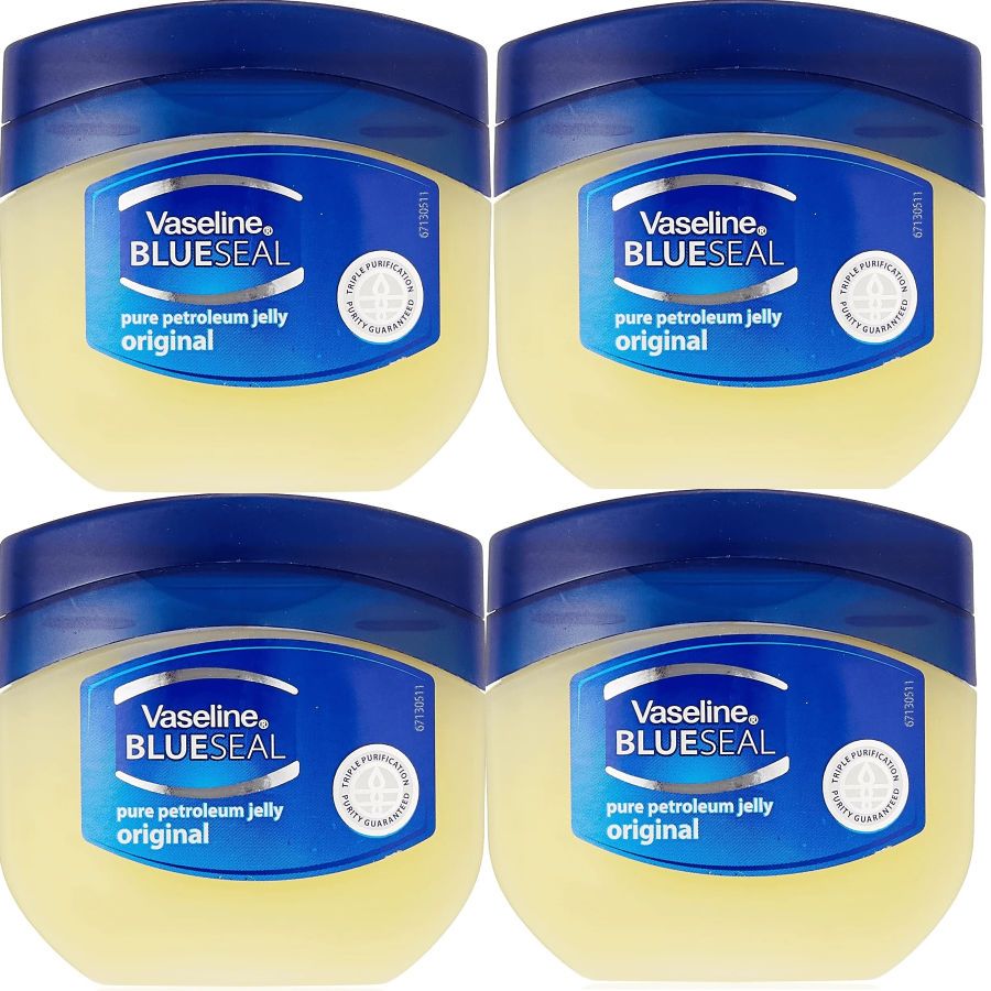 Petroleum Jelly 4-Pack Vaseline Original 50ml Each – Fragrance-Free Skin Protectant & Moisturizer for Dry Skin, Chapped Lips, Cracked Heels & Minor Cuts | Dermatologist Trusted Bod - product image 3