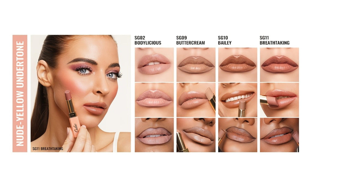 Oulac Nude Satin Lipstick Set 12g Each – Lightweight Moisturizing Full Coverage Cream-to-Satin Formula, Skin-Flattering Nude Lip Color Gift-Ready for Women All Skin Tones (LT-SG Nu - product image 15