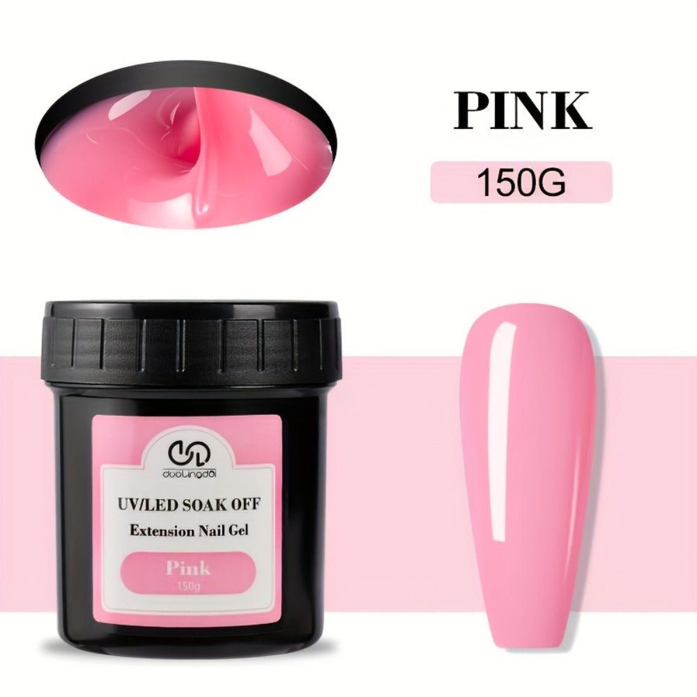 Builder Gel for Nail Extensions 150g Apex Strengthening Kit 13 Shades Clear White Pink Nude Milky Jelly Salmon UV LED Cure Professional Salon Home DIY Manicure Nail Art Women - product image 13