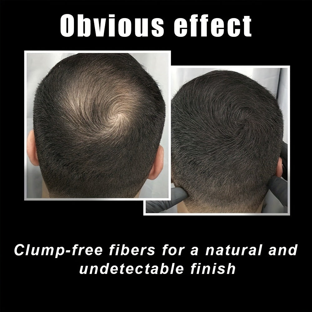 Hair Building Fibers 30g Large Size - Instant Thinning Hair Concealer for Volume, Thickness & Hairline Coverage | Natural Look | Unisex for Men & Women | Black & Dark Brown - product image 10