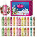 Lip Balm Set 24 Pcs Christmas Gift Box — Plant Fragrance Long-Lasting Moisturizing & Brightening Lip Color for Men & Women, Holiday Stocking Stuffer & New Year Party Favor Gift - product image 15