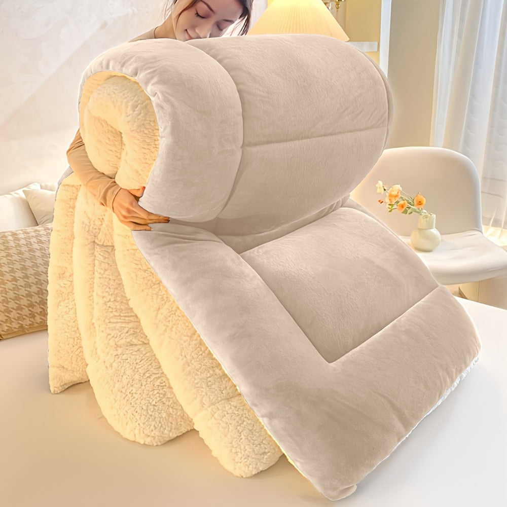 Moire Pattern Flannel Blanket – 200-250gsm Thick Plush Reversible Throw for Sofa & Bed, Soft Cozy Microfiber, 5 Colors, 4 Sizes - product image 9