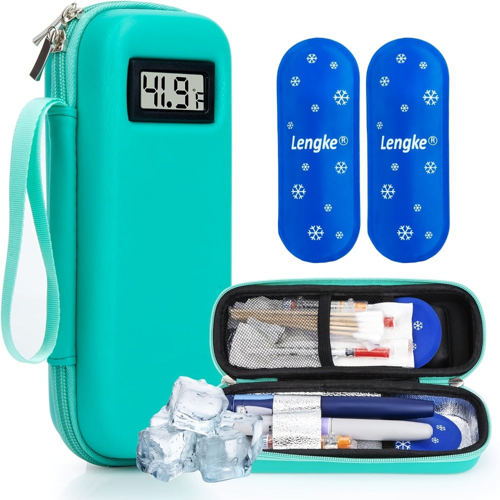 Insulin Cooler Travel Case with Temperature Display – Portable Diabetic Medication Bag with 2 TSA Approved Ice Packs for Insulin Pens, Vials & Diabetic Supplies, Keeps Insulin Cold - product image 5