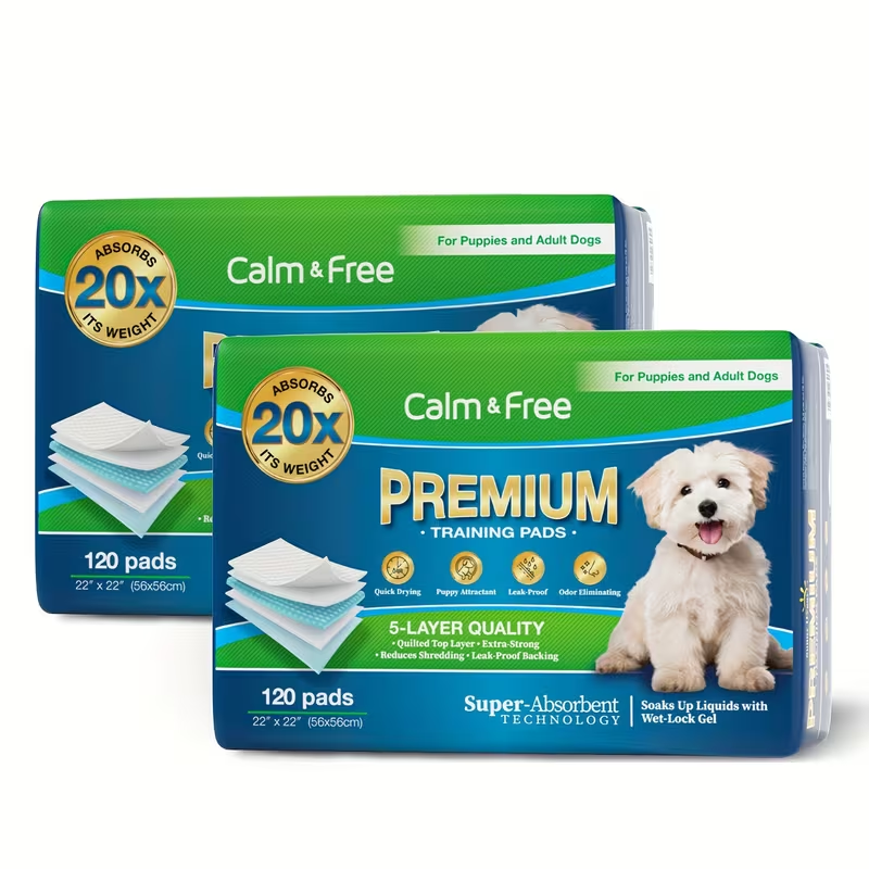 Super Absorbent Leak-Proof Potty Pads with Odor Control, Housebreaking Training Pads for Dogs, 240 Count, 22"x22" 30"x36" 36"x36" | Disposable Dog Pee Pads for - product image 20