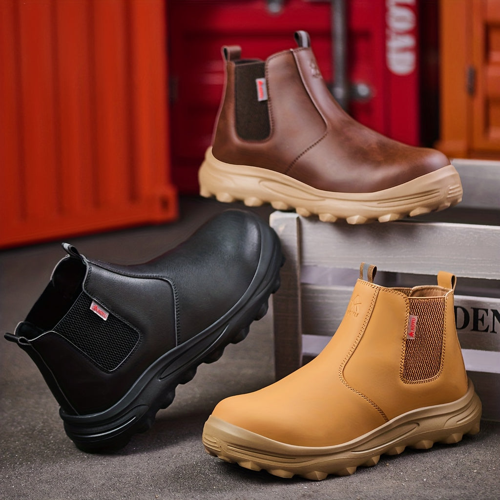 Men's Work Shoes, All-Season Labor Shoes, Work Boots, Comfortable Fabric Insoles, Casual Outdoor Sneakers, Construction Boots - product image 2