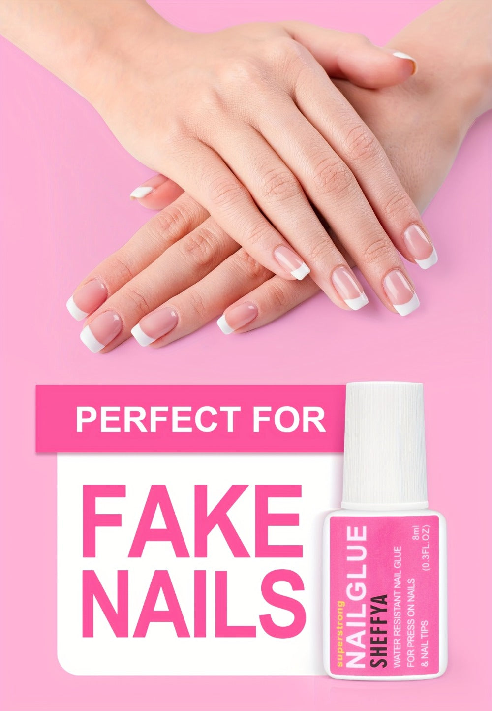 Brush-On Nail Glue Maximum Strength 0.27oz by SHEFFYA – Long-Lasting Mess-Free Precision Applicator for Press-On Nails, Nail Tips & Acrylic Nails, Salon & DIY Home Nail Art, 2pc 5p - product image 17