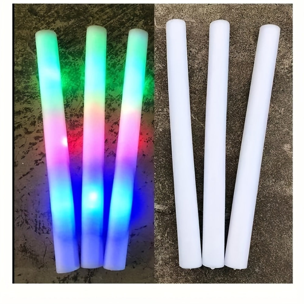 LED Glow Sticks Party Set – Foam Glow Sticks with 3 Light Modes, Glow Glasses, Headbands & Finger Lights for Rave, Wedding, Birthday, Concert, Halloween, Christmas & New Year Party - product image 7