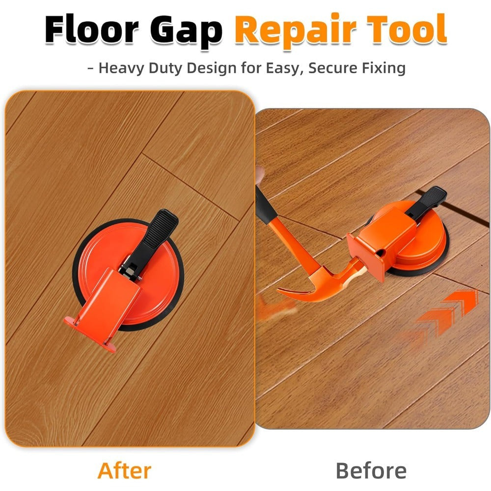Floor Gap Repair Tool Reinforced Iron Suction Cup Pull System for Laminate Vinyl Composite Engineered Wood PVC Flooring Professional DIY Installation No Hammer Required Flooring Ga - product image 5