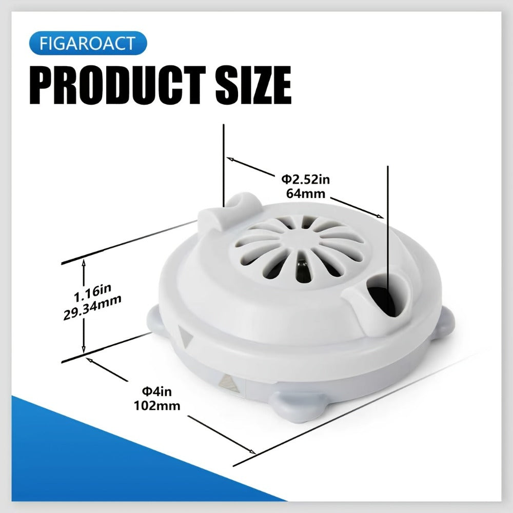 Pipeless Jet Motor Replacement for Pedicure Spa Chair - Magnetic Jet Head with Propeller & Cap, Model P153, Compatible with LURACO & Most Pedicure Bowls, Nail Salon Equipment Part - product image 5