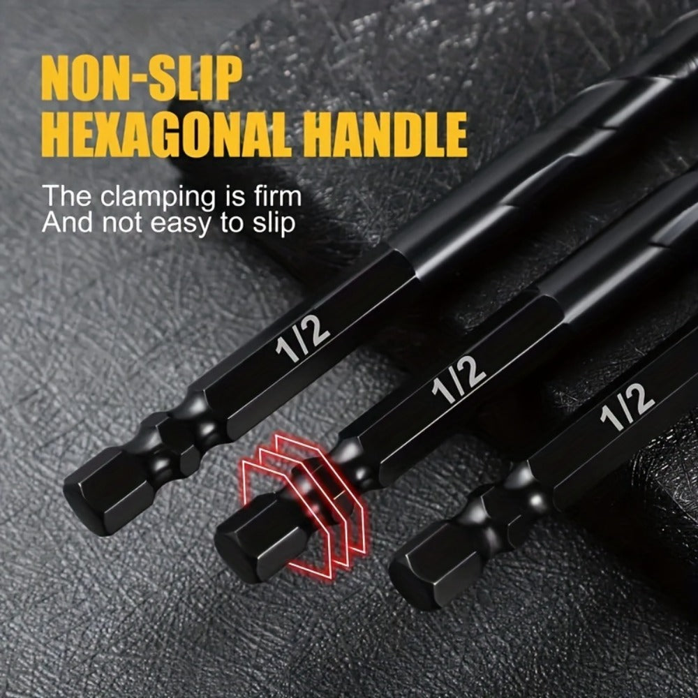 Masonry Drill Bits Set 10pcs – Tungsten Carbide Tip Drill Bits for Tile, Brick, Glass, Ceramic, Concrete, Plastic & Wood | Multi-Material Heavy-Duty Drill Bit Kit for Home Improvem - product image 3