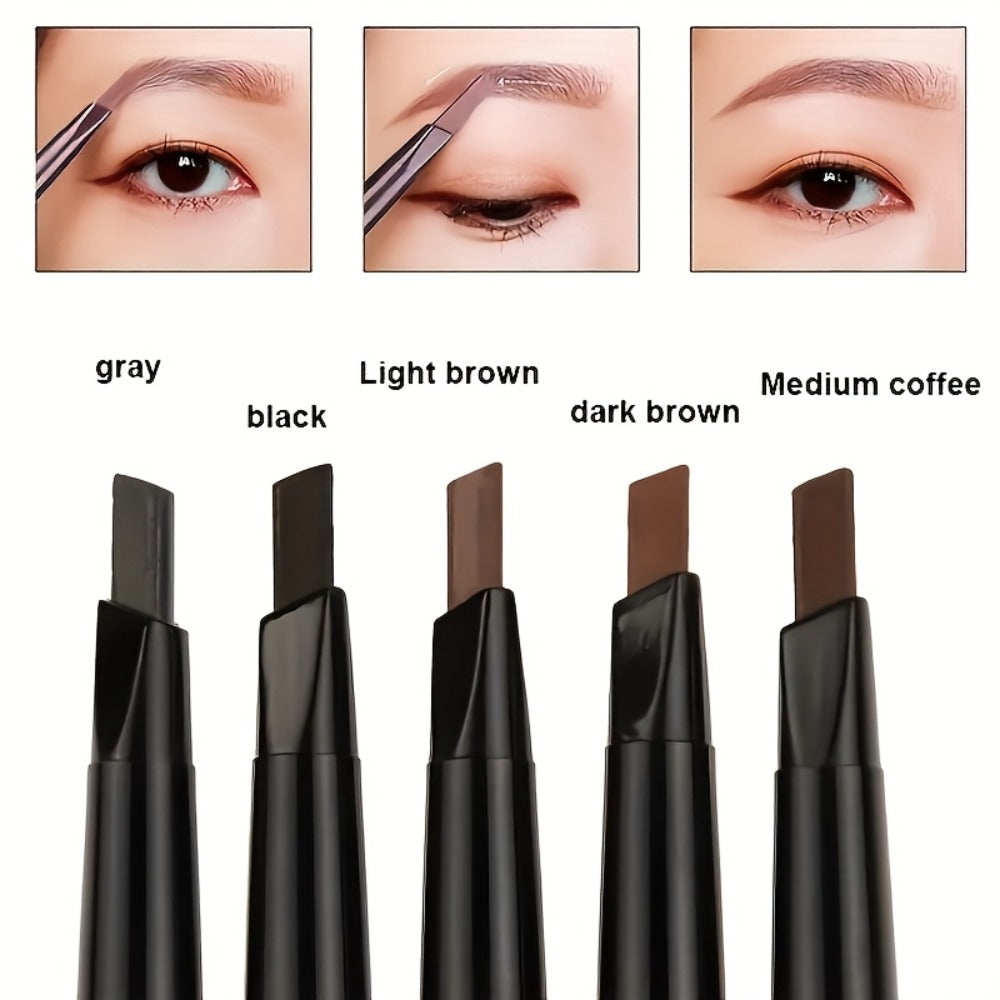 Microblading Brow Pencil 12-Pack Double-Hea1ded Automatic Waterproof Eyebrow Pencil with Spoolie Brush | Hair-Stroke Precision Tip | 4 Shades | Long-Lasting Natural Brow - product image 4