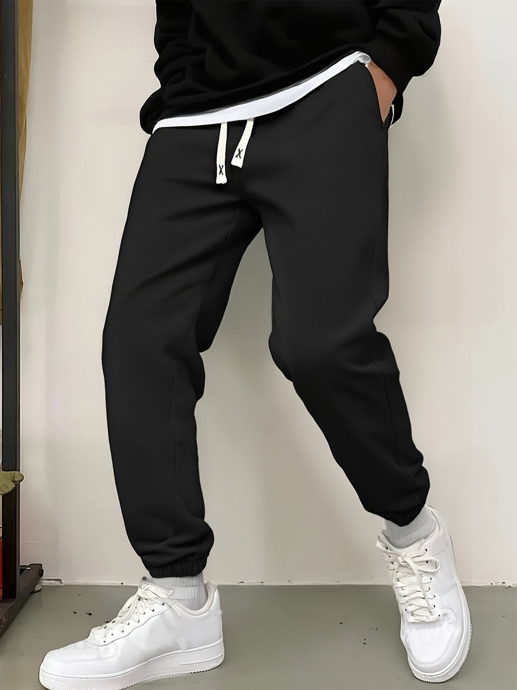 4pcs RANDOM Men's Casual Jogger Pants-Comfortable Sweatpants for Casual Attire, Workout, Or Lounging-Trendy Elastic Waistband with Drawstring, Multiple Pockets - product image 5
