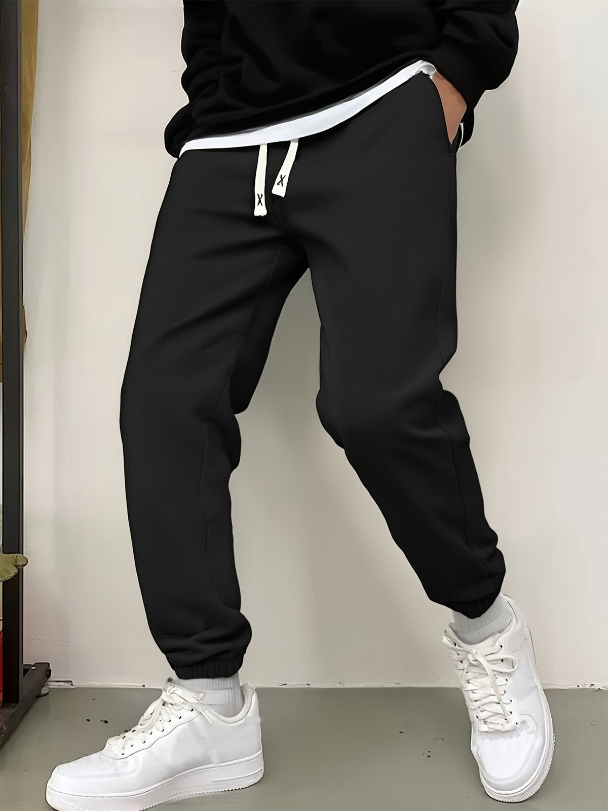 4pcs RANDOM Men's Casual Jogger Pants-Comfortable Sweatpants for Casual Attire, Workout, Or Lounging-Trendy Elastic Waistband with Drawstring, Multiple Pockets - product image 5