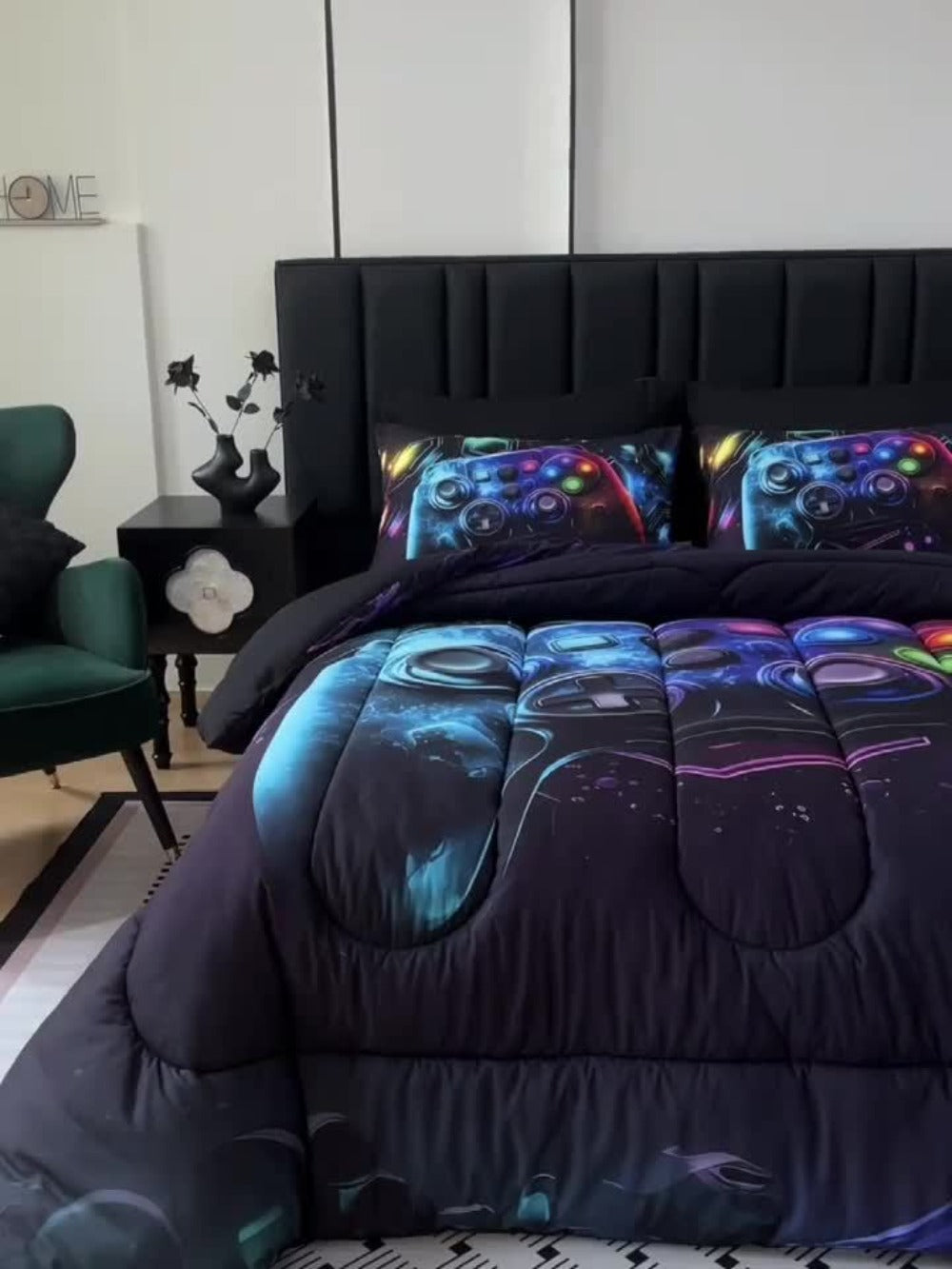 Kids Comforter Set 3 Piece Soft Breathable Quilt with 2 Pillowcases - Digital Print Bedding Set for Bedroom Dorm, Twin Full Queen King, Boys Girls Bed Set - product image 12
