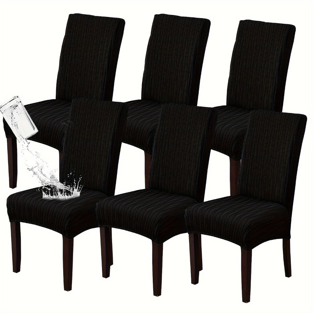 Dining Chair Covers Stretch Slipcovers Set of 4 or 6, Stain Resistant Removable Washable Chair Protector for Home Kitchen Restaurant Wedding, Spandex Jacquard Fabric, 7 Colors Avai - product image 24