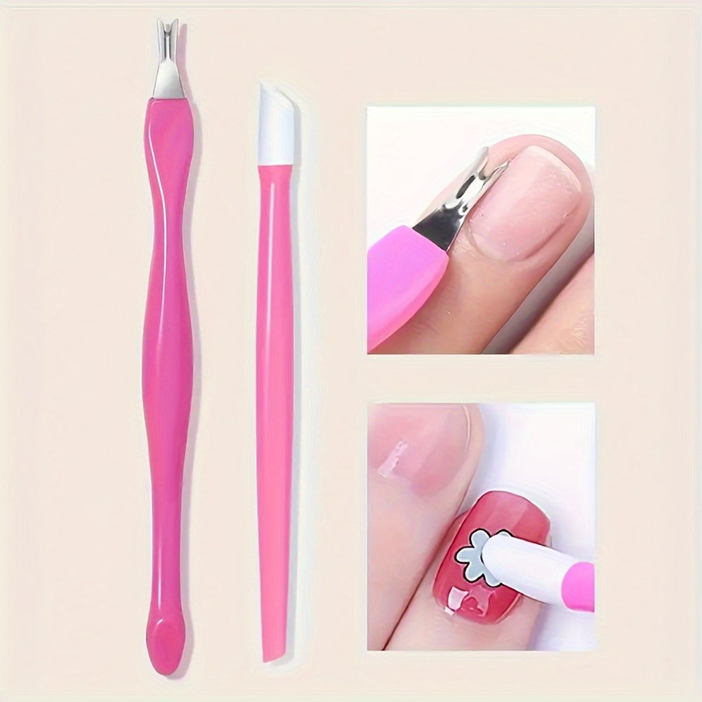 72-Piece Complete Nail Art Set with LED UV Lamp, Electric Nail Drill Pen, Gel Polish, Glue Drying Machine, Nail Polisher, Polish Brush Set, Finger Divider & Stainless Steel Manicur - product image 15