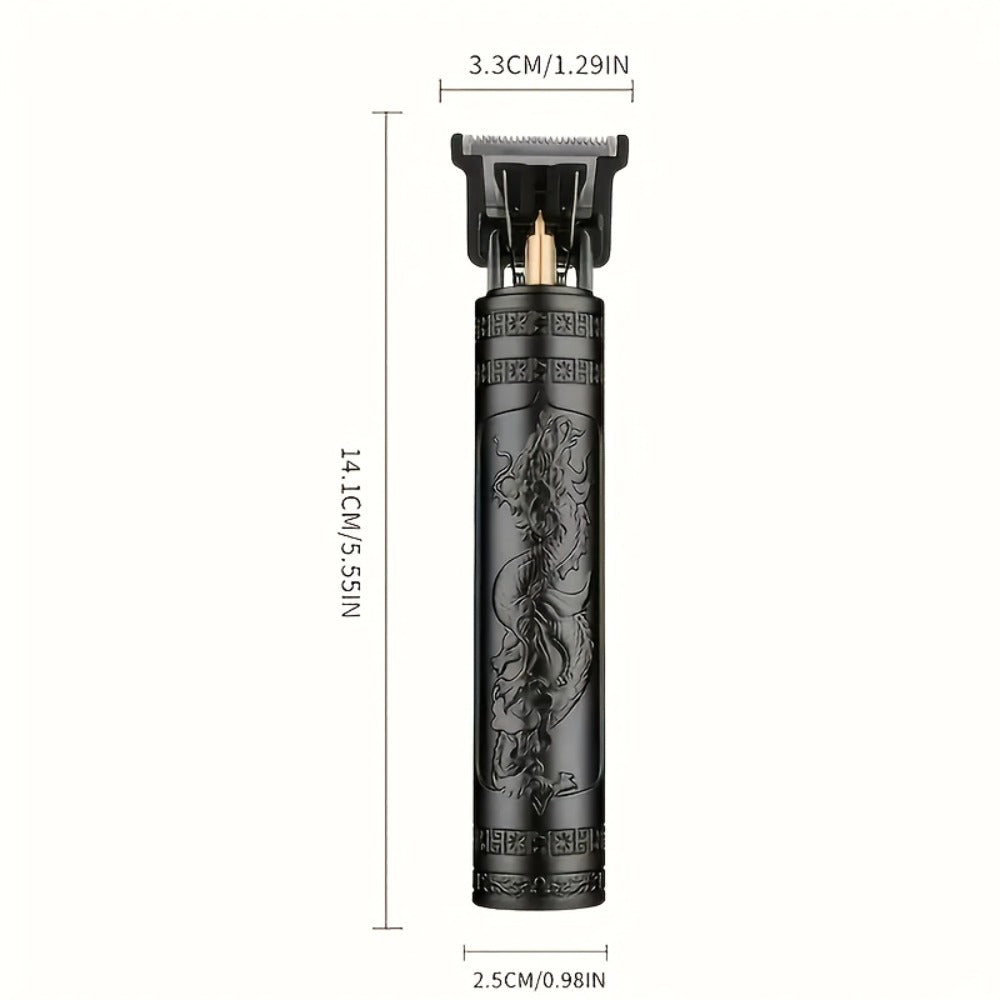 Beard Trimmer for Men USB Rechargeable Zero Contour Precision Edger Lithium Battery — Hair Clipper with Limit Comb ABS Body for Beard Facial Hair Body Grooming, Gold Black Bronze H - product image 6