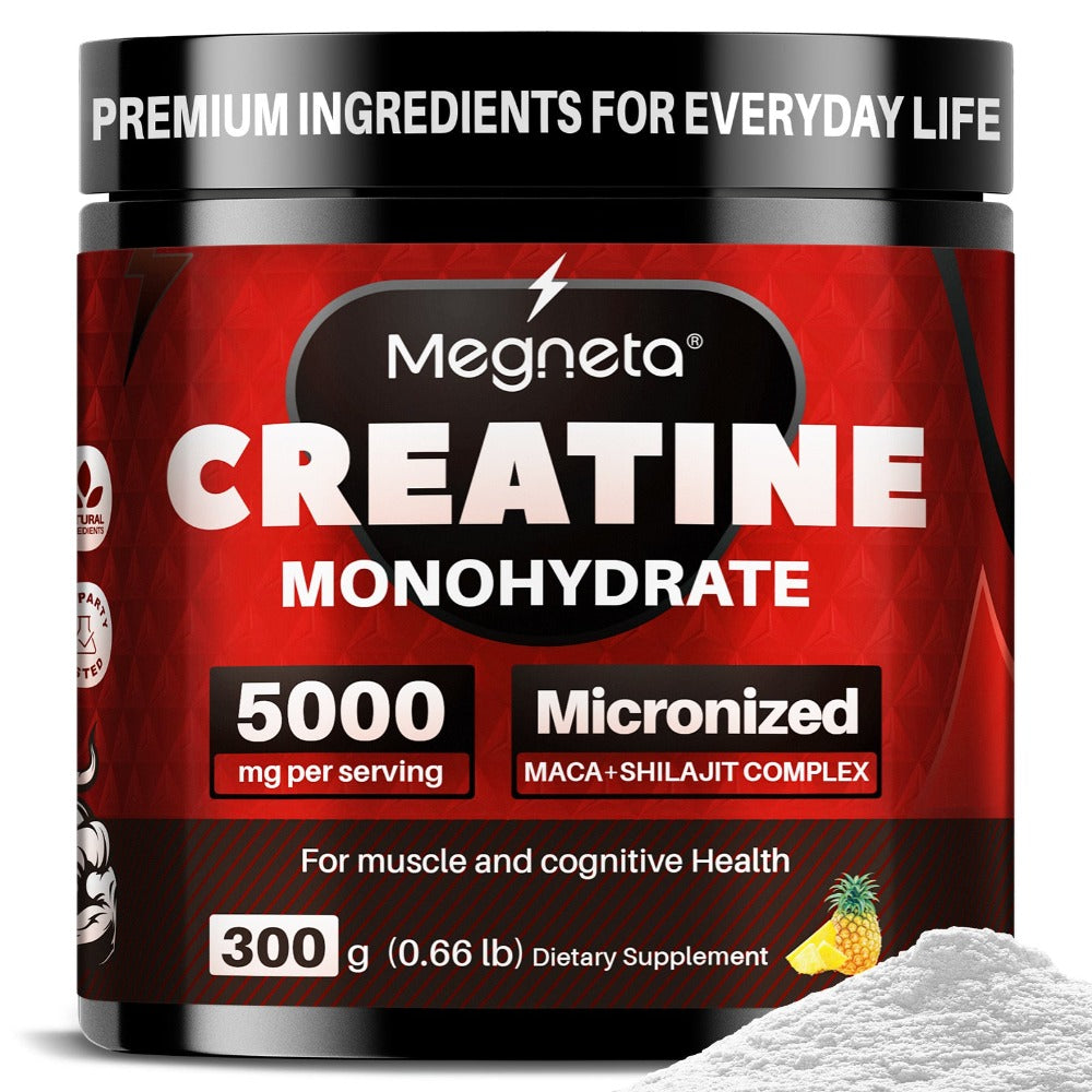 Micronized Creatine Monohydrate Powder 300g — 5000mg Per Serving | 60 Servings | Strength, Power & Focus Formula | No Artificial Sweeteners or Flavors | Pure Unflavored Pre & Post  - product image 14