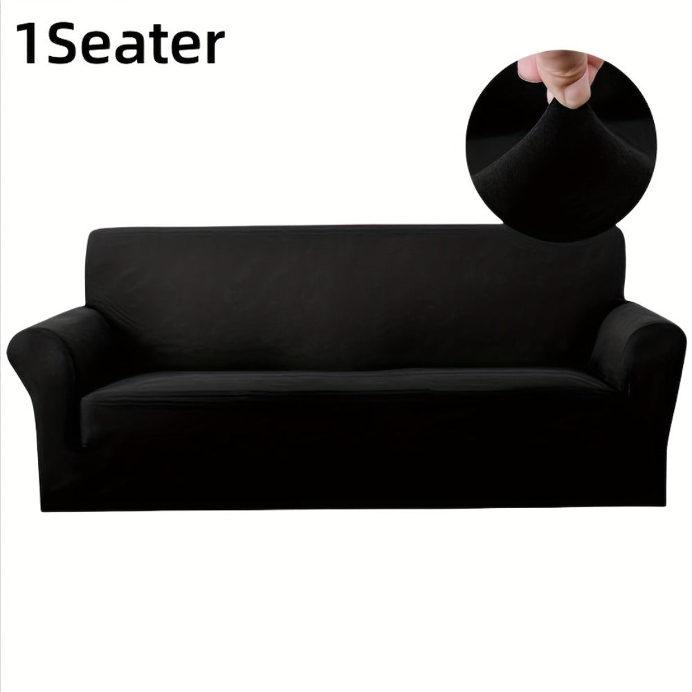 Elastic Anti-Slip Sofa Cover - Stretch Pet Friendly Couch Slipcover with Cat Paw Protection, Easy Care Fabric for Living Room Bedroom Office, 7 Colors 1-4 Seater - product image 25