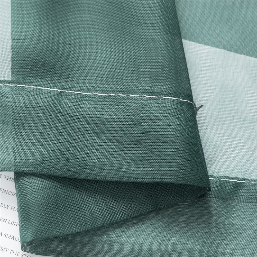 Sheer Curtains 2 Panels Rod Pocket – Light Filtering Privacy Window Drapes for Living Room Bedroom Modern Home Decor - product image 37