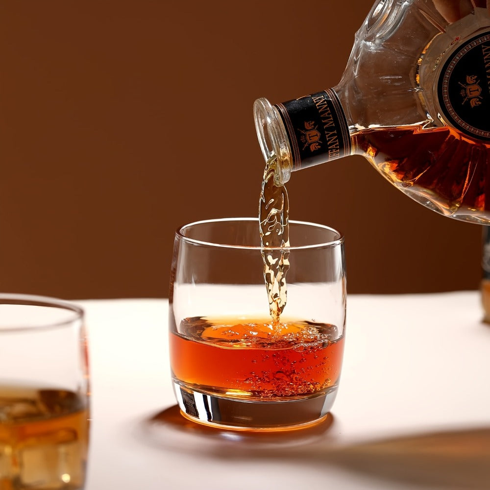 Crystal Rocks Glasses Set of 6 – 10.5oz Premium Whiskey Tumbler, Clear Bourbon Scotch Cocktail Drinking Glasses, Dishwasher Safe Old Fashioned Glassware for Home Bar, Restaurant, G - product image 2