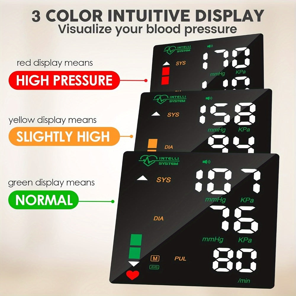Wrist Blood Pressure Monitor Professional - Automatic BP Monitor with High-Precision LCD Display, Voice Language Prompts & Memory Function, Clinically Accurate for Medical & Home U - product image 9