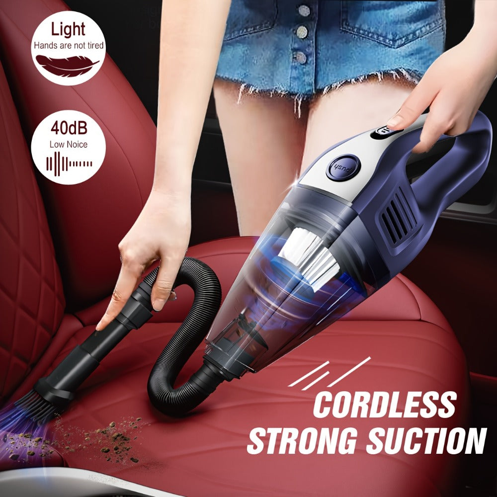 Handheld Cordless Vacuum Cleaner with Powerful Suction – Portable USB Rechargeable Mini Vacuum with Multiple Accessories for Car, Home, Office & Tight Spaces - product image 4