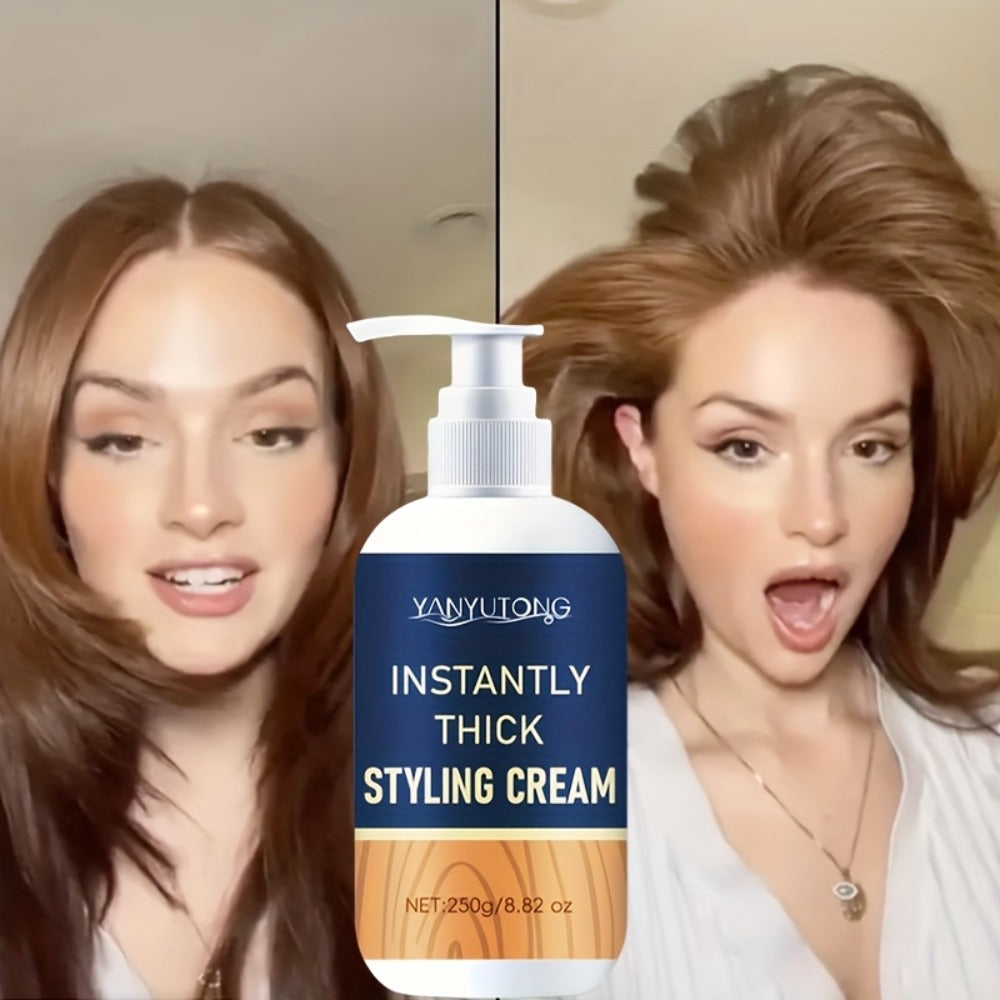 Hair Thickening Cream for Fine & Thinning Hair – Instant Volume Boost with Plant-Based Squalane & Rosemary Extract, Lightweight Non-Greasy Moisturizing Styling Cream, Unisex All Ha - product image 3