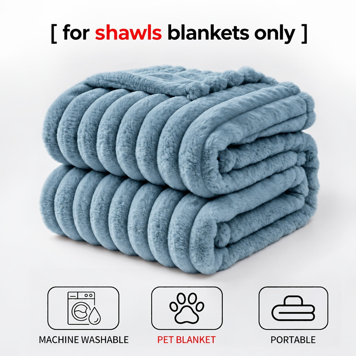 1pc Ultra-soft Faux Rabbit Fur Blanket, Comfortable and Warm, Suitable For All Seasons, Available In Multiple Colours, Multipurpose Blanket, Suitable For Bed - product image 11