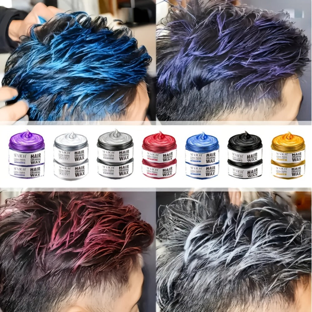 Instant Color Hair Wax 10 Shades – Temporary Hair Dye Wax Strong Hold Styling for Parties, Cosplay, Festivals & Halloween, Easy Wash Out, All Hair Types, Men Women Kids - product image 23