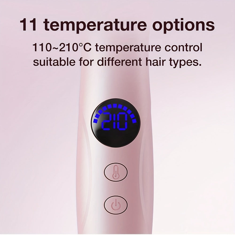 2-in-1 Hot Air Brush Straightener & Curler with Negative Ion Technology – Frizz-Free Blowout Brush with Adjustable Temp Control, Lightweight Travel Hair Styling Tool for All Hair T - product image 10
