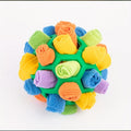 Snuffle Ball Dog Toy | Interactive Foraging Treat Dispenser & Slow Feeder Puzzle Toy for Small Medium Large Dogs, Snuffle Mat Ball for Mental Stimulation - product image 3