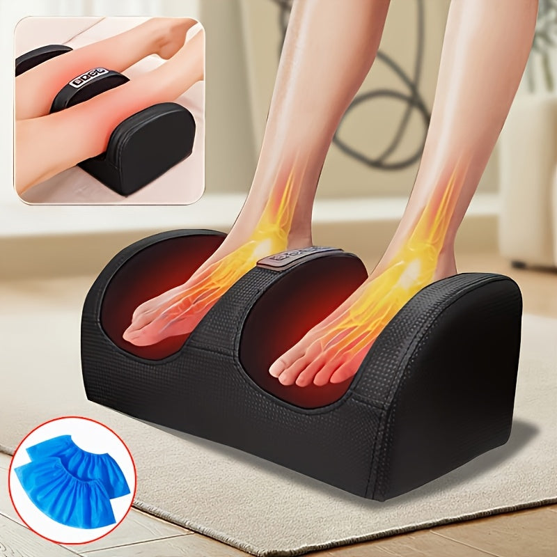Foot Massager with Heat Function, Suitable for Legs, Feet, and Arms, Providing Deep Kneading and Compression - Perfect for Home Or Office Use, Black Friday Discount Promotion