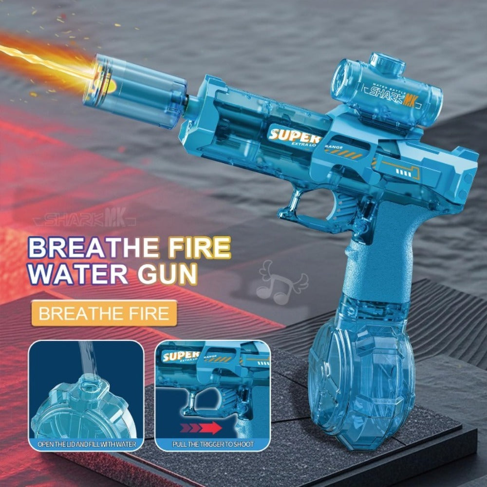 Kids Electric Water Gun with Large Capacity | Automatic Squirt Blaster for Boys & Girls, Outdoor Summer Toy for Swimming Pool Beach Lawn Backyard, Fun Birthday - product image 10