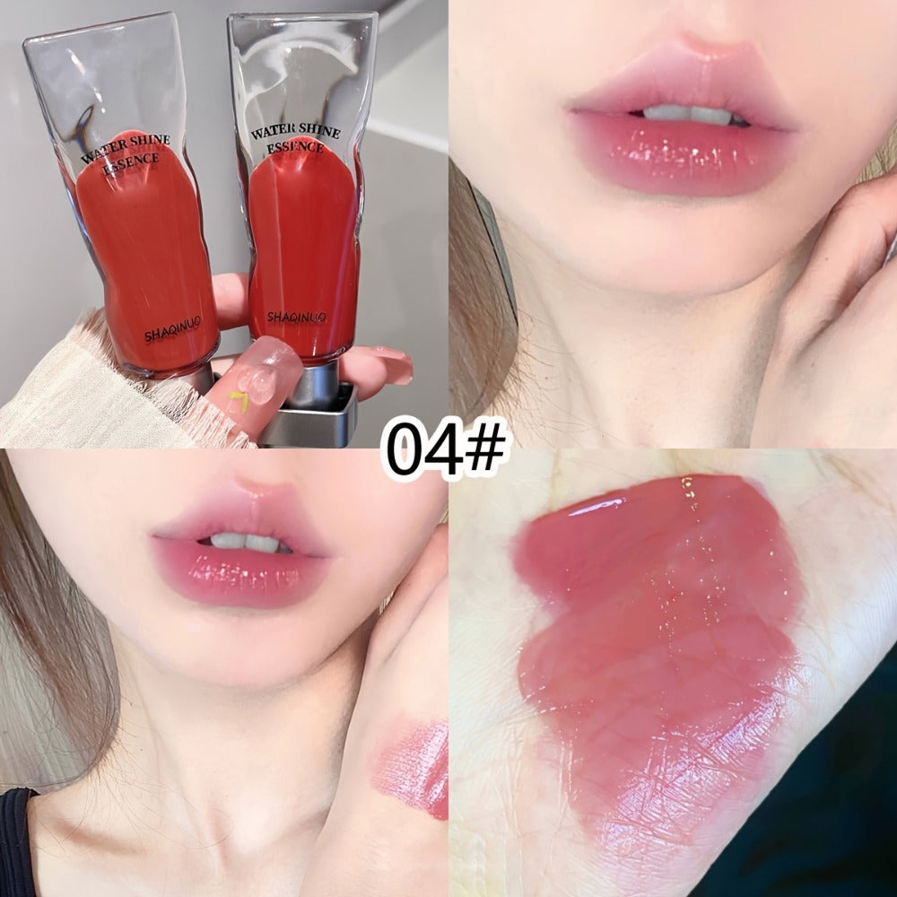 Lip Gloss Set 5 Pack – Water Glow Essence Jelly Glass Lips Mirror Shine, Non-Sticky Moisturizing Lip Glaze, Lightweight Luminous Lip Color, Holiday Gift for Women - product image 15