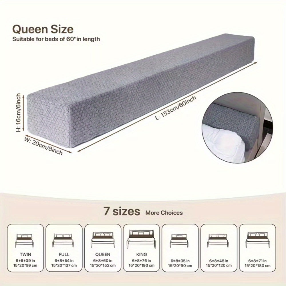 Mattress Gap Filler Pillow | Bed Crack Stopper Between Mattress & Headboard, High Density Foam Wedge, Twin Full Queen King - product image 4