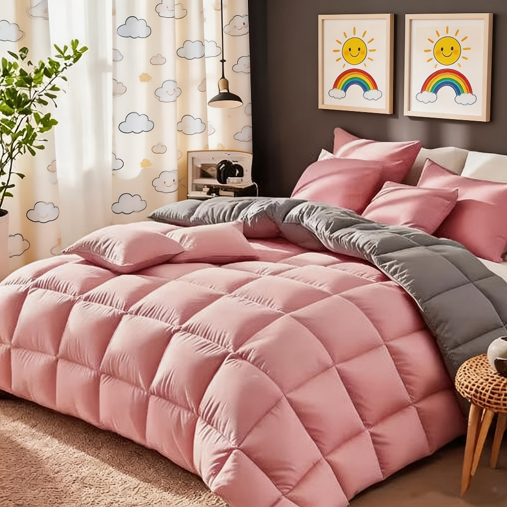 Comforter Set 7 Piece Bed in a Bag Full Queen King Soft Satin-Like Fabric with Fitted Sheet Flat Sheet Pillowcases Breathable Bedding Set for Bedroom Hotel - product image 26