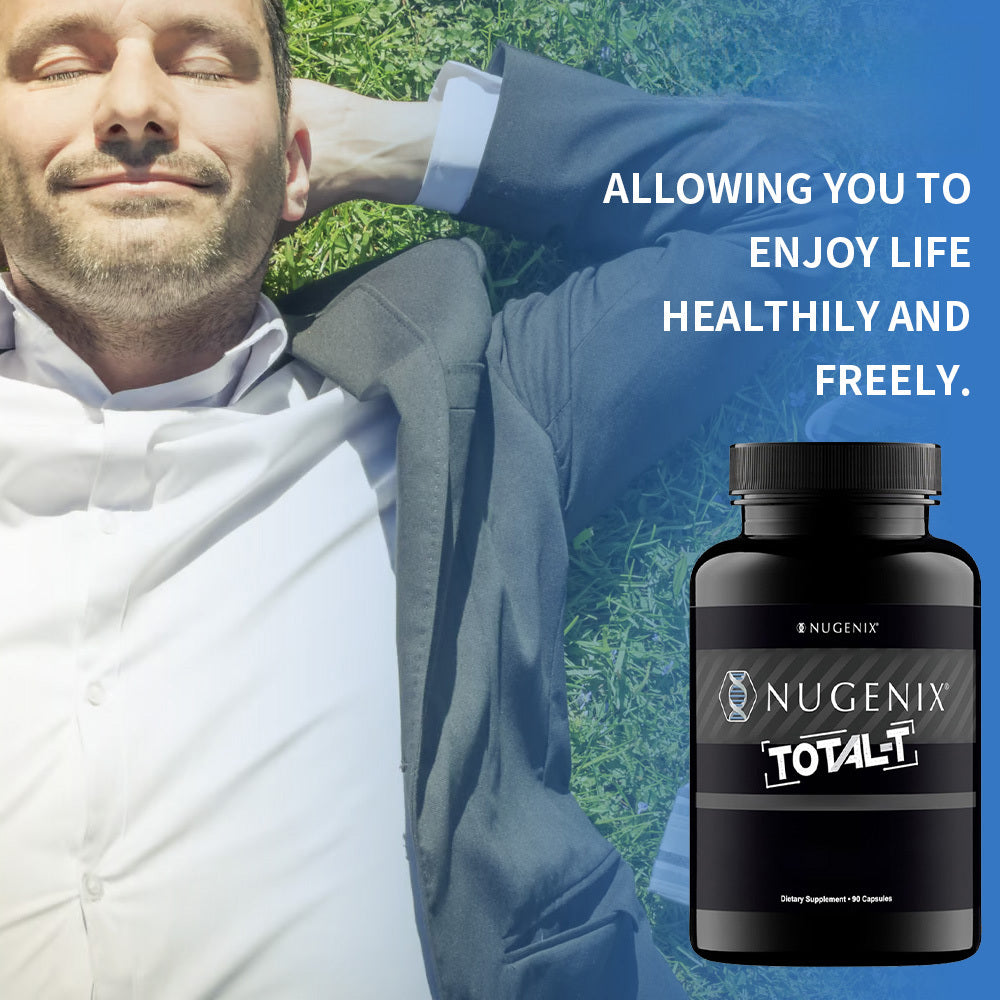 3-Bottle Pack - Total-T, Supporting Men's Health with Fenugreek and L-Citrine Malate (2:1), Daily Supplement
