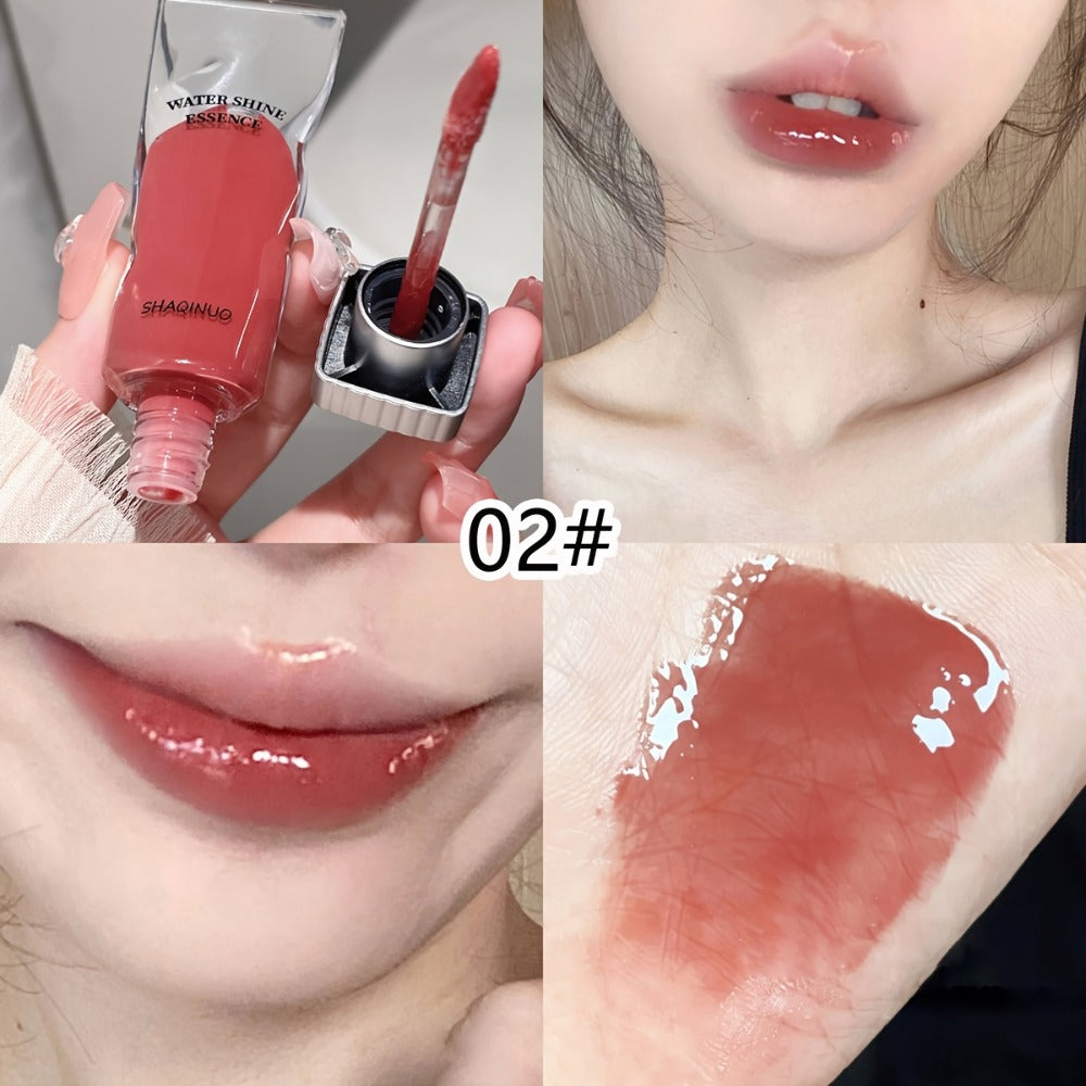 Lip Gloss Set 5 Pack – Water Glow Essence Jelly Glass Lips Mirror Shine, Non-Sticky Moisturizing Lip Glaze, Lightweight Luminous Lip Color, Holiday Gift for Women - product image 13