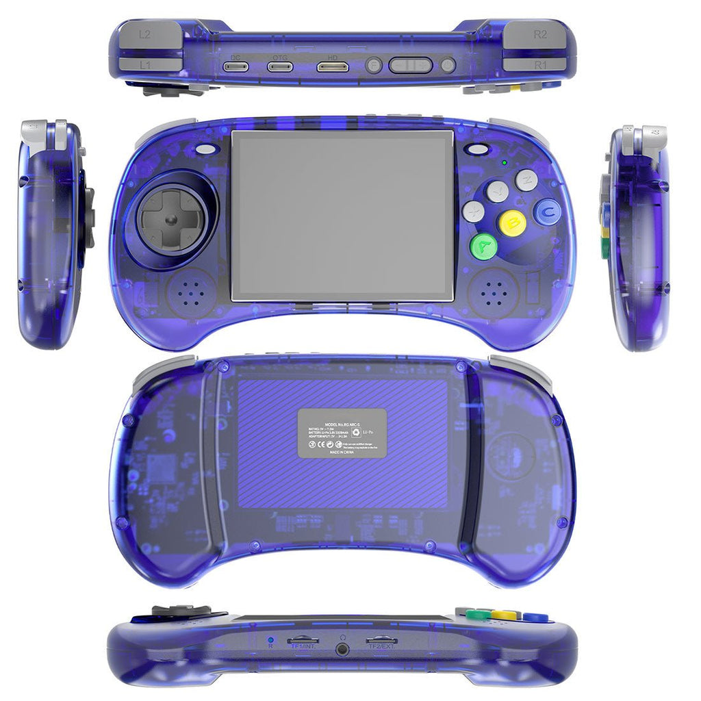 Anbernic RG ARC-S Arcade Six-Key Retro Handheld Game Console Linux 4" IPS HDMI 20+ Emulators Fighting Games 3500mAh Travel-friendly Emulator for Street Fighter Metal Slug Beat-Em-Up Fans 2 Colors