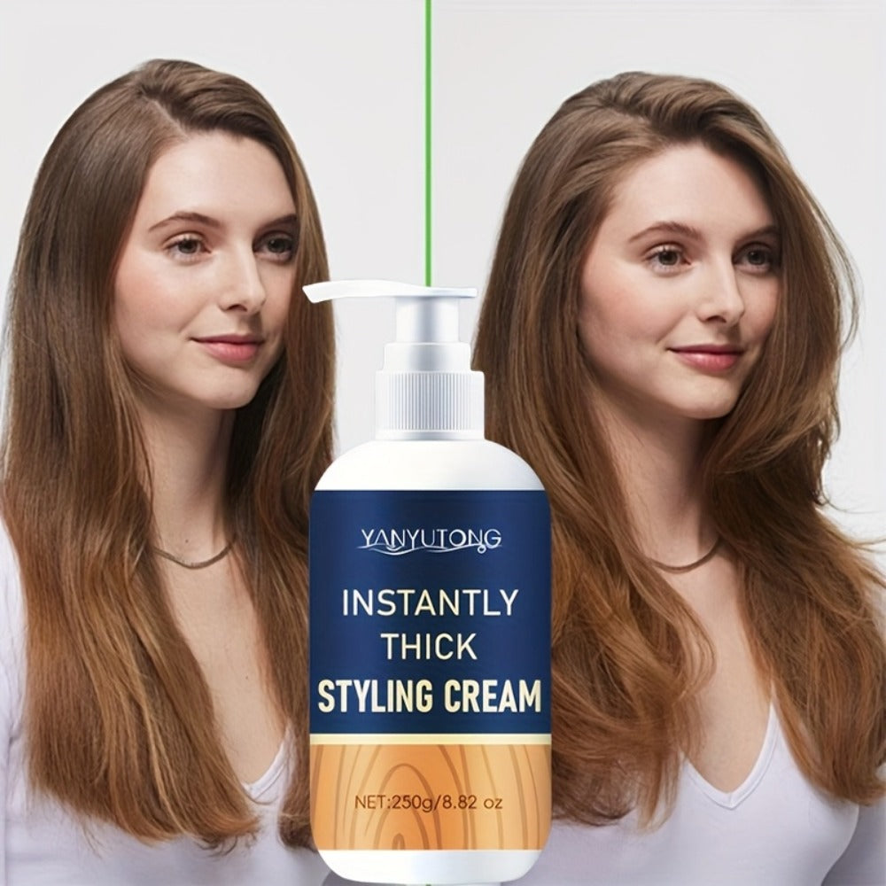Hair Thickening Cream for Fine & Thinning Hair – Instant Volume Boost with Plant-Based Squalane & Rosemary Extract, Lightweight Non-Greasy Moisturizing Styling Cream, Unisex All Ha - product image 7
