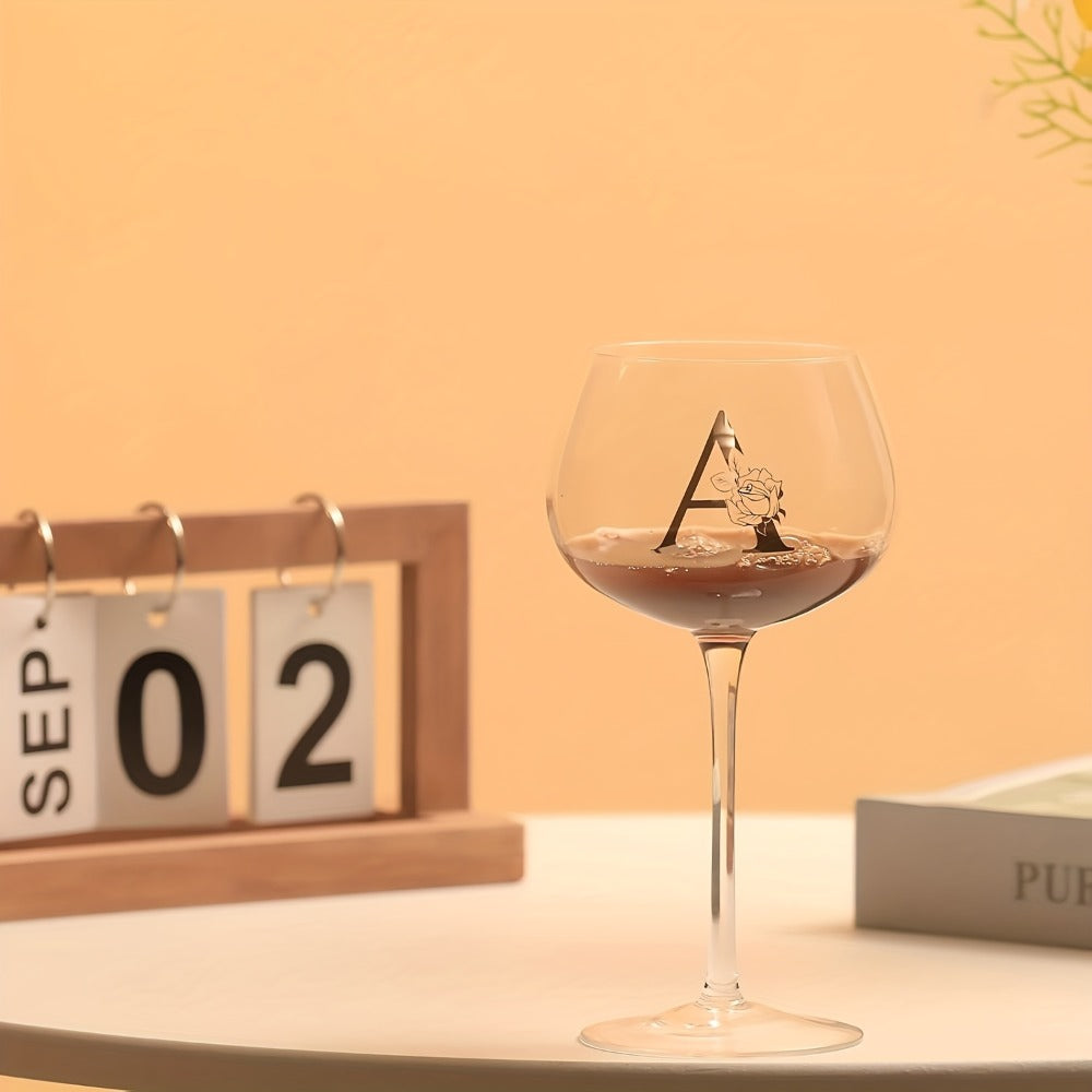Personalized Wine Glass Gift for Women – A-Z Initial Letter Monogrammed Wine Glass with Gift Box & Greeting Card – Unique Birthday, Christmas & Mother's Day Gift for Mom, Best Frie - product image 6