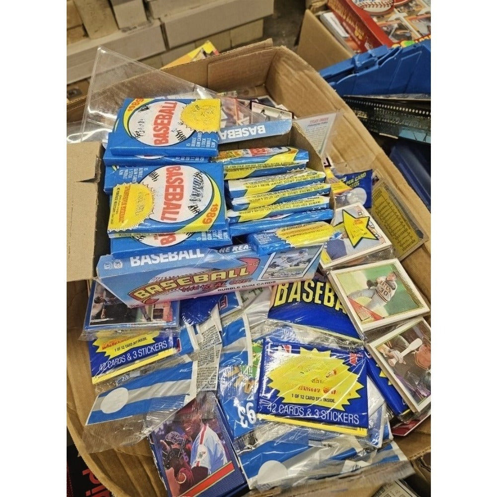 Vintage Baseball Cards Unopened Lot – 4 Sealed Mini Packs Included – Retro Baseball Collector Gift for Fans & Hobbyists – 50 Cards from 1987-1995 Era - product image 4