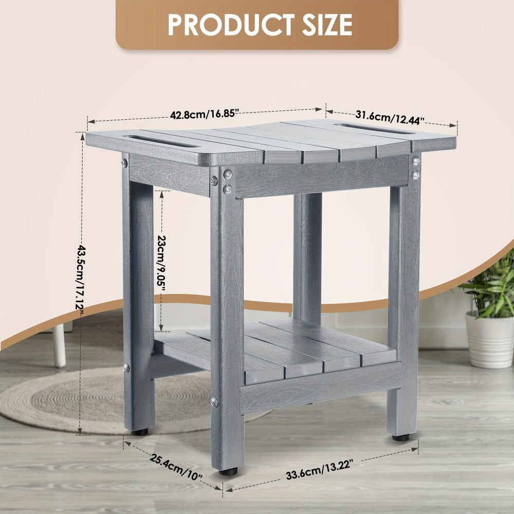 Shower Stool Bathroom Bench Non-Slip Waterproof Bath Seat for Elderly Seniors Disabled Adults Inside Shower Tub Lightweight Sturdy Bathroom Chair - product image 4