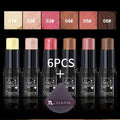 Blush Stick Makeup Set 6 Piece — 3-in-1 Waterproof Blush Eyeshadow Touch-Up Sticks, All-Day Moisturizing Glossy Shimmer, Multi-Color Pink Brown Natural Face Makeup for Women - product image 18