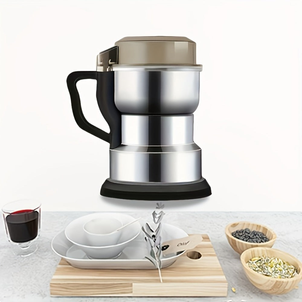 Electric Coffee Grinder 400ml 14oz 4-Blade Stainless Steel 10 Second Quick Grinding for Coffee Beans Spices Nuts Grains Dry Wet Dual Purpose Food Processor 25000 RPM - product image 5