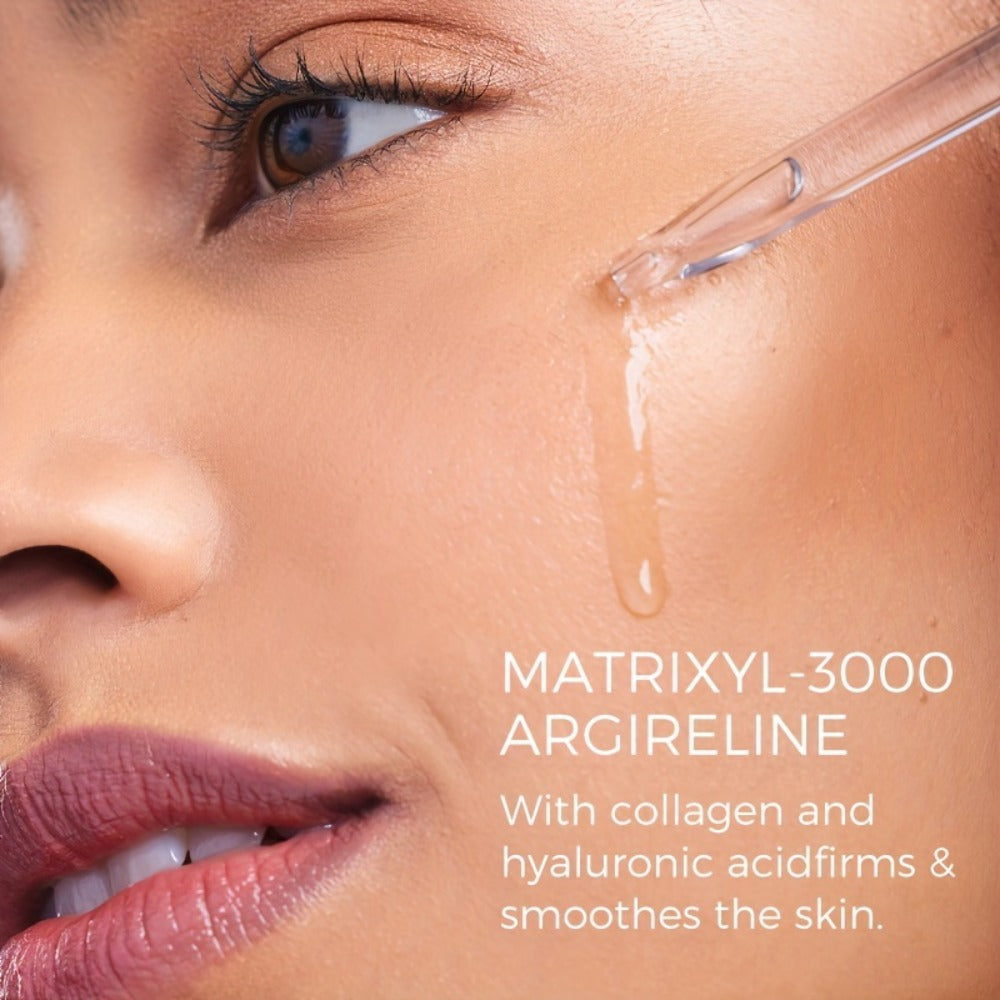 Matrixyl 3000 + Argireline Serum with Collagen, Hyaluronic Acid & Peptides — Anti-Aging Firming Face Serum, Smooths Wrinkles & Expression Lines, Alcohol-Free, 30ml / 1 fl oz - product image 2