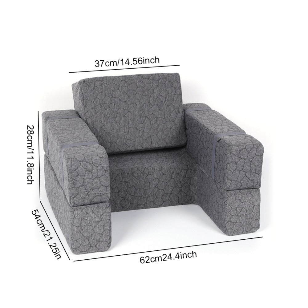 Adjustable Reading Gaming Wedge Pillow with Armrests – Multipurpose Foam Support Pillow for Bed, Sofa & Floor, Steam Deck & Switch Compatible, Gray - product image 7