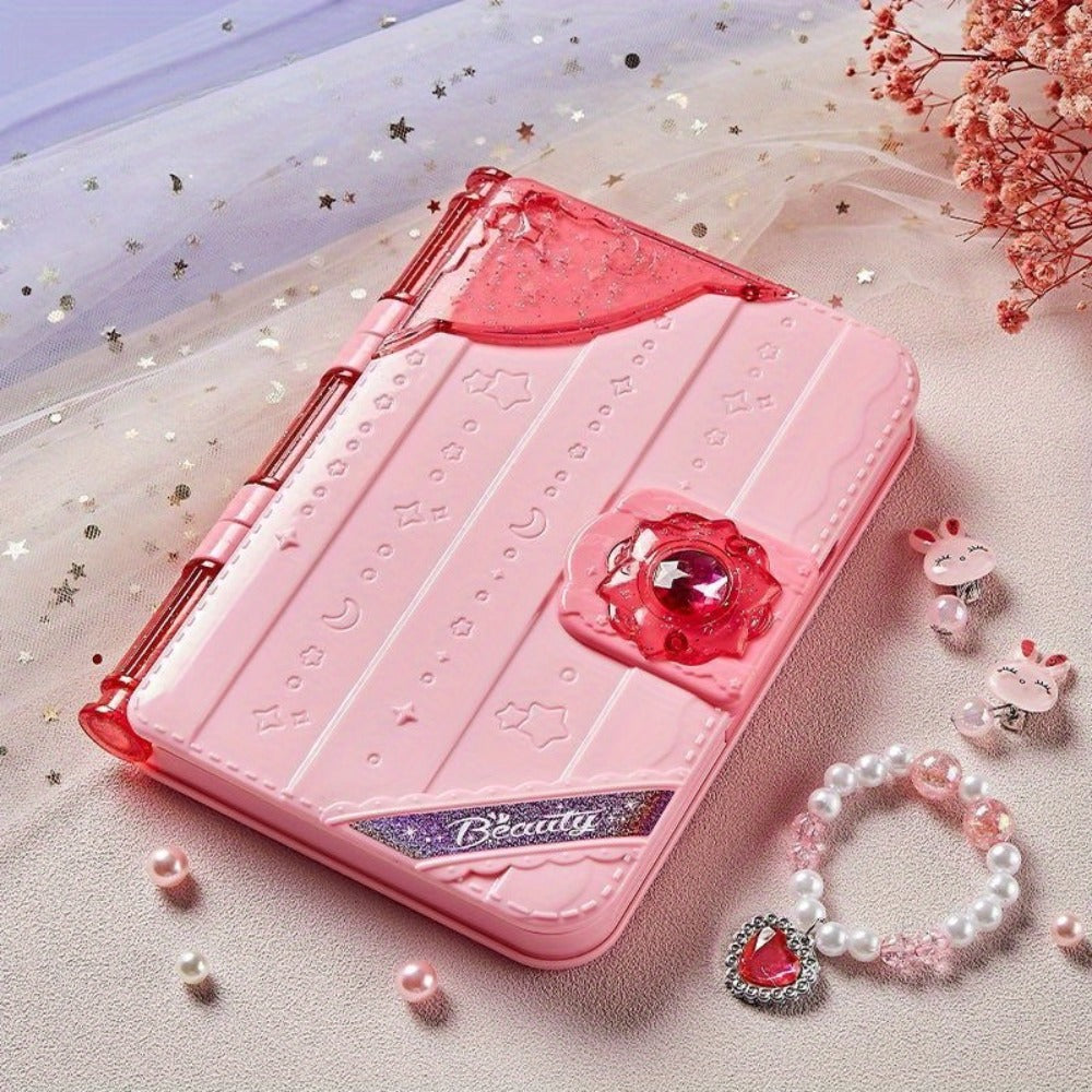 Kids Washable Makeup Set with Mirror — Princess Makeup Case for Girls, Birthday & Halloween Gift, Safe Non-Toxic Cosmetic Play Set for Children - product image 4